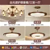 Lámpara de araña para sala de estar estilo vintage, modelo nuevo 2026, lámpara principal de lujo ligero de alta gama estilo francés para el recibidor, protección ocular de espectro completo