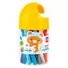 Crayones Deli 72054 Palitos Coloridos Solubles en Agua para Jardín de Infancia, 12 Colores Pasteles al Óleo Lavables para Dibujo Infantil