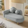 Upgrade de Apartamento Pequeno: Sofá com Chaise Longue e Capacidade de Armazenamento, Poltrona Reclinável Estilo Europeu, Área de Descanso Mini Closet de Quarto, Sofá de Um Lugar Cor Caramelo