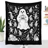 Manta para colorir DIY transfronteiriça, manta de rabiscos de Halloween, manta criativa personalizada, manta de cores