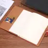 Caderno de negócios A5, com fecho de fecho, adequado para anotações de reunião e uso no escritório; design simples e pode ser personalizado com um logotipo