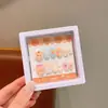 Novas Unhas Infantis Removíveis Vestíveis na Caixa para Meninas, Adesivos de Unha Removíveis, Adesivos de Unha Exquisitos de Desenho Animado, Peças de Unha
