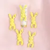 Joias para Unhas de Cyber Celebridade Crânio Coelho Morte Doce Estilo Menina Tinta Metálica Coelho Esfolado Desenho Animado Decoração Estereoscópica para Unhas