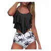 Biquíni Sexy de Amarrar para Férias na Praia Três Peças Novo Estilo Europeu e Americano Mais Vendido na Amazon