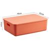 Caja de Almacenamiento de Plástico con Tapa Caja para Guardar Ropa Interior Calcetines en el Armario Contenedor para Guardar Bloques de Construcción de Juguete Cesta para Guardar Bocadillos Libros Ilustrados