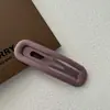 Presilha de cabelo para franja desfiada de cor sólida simples para meninas, grampo lateral de verão, clipe BB elegante estilo coreano de celebridade da internet