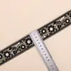 4CM estilo étnico bordado de flor de lentejuelas hecho a mano DIY accesorios para dobladillo de falda y escote materiales para ropa