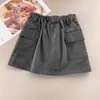 25 Ropa Infantil Estilo Verano Niñas Ropa de Trabajo Minifalda Pantalones Falda Línea A Shorts Casuales Falda Corta Exterior Anti-Exposición 479132