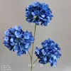 Flores Artificiais Azuis para Casamento Flores Falsas de Teto Decoração de Casamento Parede de Flores Arranjo de Flores de Chão para Casamento Materiais para Arranjo de Flores de Seda
