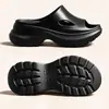 Sandalias Slip-On de Plataforma Gruesa Aumentadoras de Altura Estilo Chanel para Mujer, Nueva Moda de Verano, Sandalias de Playa Ligeras y Cómodas
