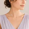 Collar de cadena de clavícula elegante y combinable para mujer, joyería transfronteriza europea y americana, anillo de metal simple, collar ajustable