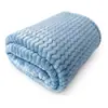 Manta Jacquard de Onda de Franela Transfronteriza Lujo Textura Tridimensional Espesa Manta para Sofá Pedido de Comercio Exterior Personalización OEM