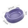Tigela para Gato Plástico Tigela para Animal de Estimação Cachorro Tigela para Ração de Cachorro Tigela para Ração de Gato Tigela Única para Cão Gato Filhote Anti-queda Tigela de Água para Gato Ração para Gato