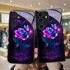 Adecuado para funda de teléfono Samsung S26ULTRA A37 Morado Soñador S24 cubierta protectora A06 funda de vidrio templado A07