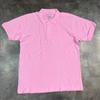 Camisa Polo Masculina Manga Curta 100% Algodão Cor Sólida Verão Casual Gola Reversível Camiseta