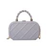 Bolsos nuevos 2022, estilo extranjero, cadena de diamantes, bolso de verano con textura, bolso de niña, popular bolso cuadrado pequeño