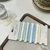 Estilo Fresco Banda Azul Sal Marina Banda de Goma de Alta Elasticidad Duradera Cuerda para el Cabello Sin Costuras para Mujer Adorno de Cabeza Simple para Cola de Caballo Alta