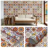 Papel Tapiz de Pared de Fondo para el Hogar Bohemio con Patrón Retro Pegatina de Pared Autoadhesiva Pegatina Impermeable a Prueba de Humedad Papel Tapiz de Decoración para Renovación
