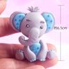 Enfeites de Decoração de Bolo de Animais da Floresta Decoração de Argila Macia Decoração de Bolo Celebração Confeitaria Sobremesa Cartão Plug-in