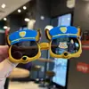 Gafas de Sol Polarizadas para Cachorro Chico Visera Solar Genial Montura Suave Silicona de Dibujos Animados Gafas de Sol para Niños Cachorro Ladrando Lindo