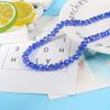 Cuentas planas de cristal de 8 mm, cuentas de vidrio sueltas, collar, pulsera, bolso de bricolaje, cuentas de ábaco de rueda hechas a mano, cuentas redondas