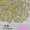 5A Zircônio Amarelo Claro Chanfrado Fundo Plano Mini Diamante Enfeites, Lote Inteiro de Brilhantes Olho de Cavalo Unhas Usáveis DIY Nail Art Diamantes