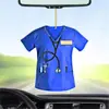 Novo Estilo de Uniforme de Enfermeira Pingente de Carro Decoração de Árvore de Natal Chaveiro Acrílico Acessórios de Joia Presente