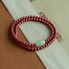Tienda Oficial Fidelity Pulsera de Ágata Jade Doble Círculo Cinnabar Simple y Versátil Pulsera de Arena Dorada Púrpura Arena Imperial Se Puede Enviar en Nombre de Otros