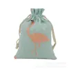 Impresso algodão e linho pacote de pano bolso estilo étnico saco de algodão com cordão saco de embalagem de jóias saco repelente de mosquitos atacado spot