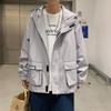 Chaqueta estilo Hong Kong para hombre, estilo otoño 2023, informal, holgada, moderna, combinable, 7210