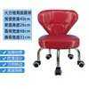 Taburete Pequeño con Ruedas, Taburete Redondo con Ruedas, Taburete con Ruedas para Pedicura de Sofá, Taburete con Silla de Respaldo Bajo, Taburete con Ruedas para Pies, Taburete para Soldador