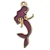 Liga com Gotejamento de Óleo Tubarão Oceânico Estrela do Mar Sereia Golfinho Pingente Pulseira DIY Colar Acessórios de Joias Pingente