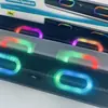 O novo alto-falante Bluetooth NBY8891, canhão de graves pesados, luzes RGB coloridas de celebridade da internet, estéreo Bluetooth portátil para exterior