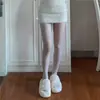 Pantalones de Malla de Seda Sexy para Mujer, Chicas Calientes, Blanco y Negro, Rojos, Tendencia Ins, Calientes, con Pedrería, Calcetines JK, Primavera y Verano, Ultradelgados
