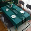 Toalha de Mesa PVC Impermeável à Prova de Óleo Estilo Dopamina Ins Jogo Americano Protetor Retangular Toalha de Mesa de Jantar Toalha de Mesa de Jantar com Toque de Luxo