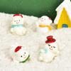 Bolsa de material DIY de pegamento en crema Nueva serie de Santa Anciano muñeco de nieve casa accesorios para muñecas pequeñas funda para teléfono móvil hecha en casa