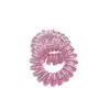 Elástico de Cabelo de Fio de Telefone Corda de Cabeça com Pérolas para Mulheres Corda de Cabelo Grossa Transparente Celebriade Cibernética Contas Celebradas Corda de Cabeça Elástico de Borracha Mori Bobina Elétrica