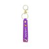 Chaveiro de Pulso com Fecho de Lagosta Novo e Fofo, Pulseira de Borracha Macia, Chaveiro com Letra em Borracha Macia PVC Agora Disponível