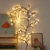 Decoración de Interior Luz de Mimbre LED Enchufe Multi-Especificación Opcional Blanco Cálido Siempre Brillante Ambiente de Habitación Luz de Diseño Luz de Árbol LED
