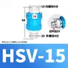 Válvula deslizante manual 2 puntos 3 puntos 6 puntos HSV06/HSV08/10/15/20 Interruptor deslizante de fuente de aire Válvula de pulsación manual Válvula de escape