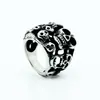 Joyería popular japonesa y coreana de acero de titanio, anillo de calavera de personalidad de moda, anillo para mano de hombre, ventas directas de fábrica