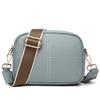Bolso de Cuero para Mujer Transfronterizo Venta al por Mayor Sensación de Alta Gama Nicho Capa Superior Cuero Vacuno Bolso Cuadrado Pequeño Moda Trendy Combinable Bolso de Hombro Cruzado