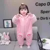 Pijama de una pieza para niña Ropa de casa Algodón Manga larga Otoño e Invierno Bebé Niños Flannel Verano Saco de dormir para bebé Dinosaurio