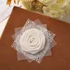 Super atmósfera de hada tela de malla de encaje accesorios de flor de rosa diy accesorios para el cabello pinza para el cabello accesorios para tocado al por mayor