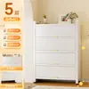 Gabinete de Almacenamiento para el Hogar Gabinete de Almacenamiento de Acero Librero para Dormitorio Gabinete de Almacenamiento de Múltiples Niveles de Pie para Sala de Estar Balcón con Puerta Gabinete de Hierro