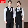 Hotel, casa de chá, restaurante, hotel, salão de bilhar, lan house, KTV, uniformes de garçom e garçonete para as estações de primavera e outono
