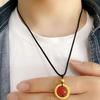 Colgante de Oro Arena Vietnamita Xiangyun Ruyi Aro de Oro Trenzado Aleación de Cobre Antiguo Joyería Oro Imitación Hebilla de Seguridad Venta al por Mayor