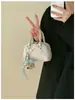 Bolsa Pequena de Mão Tendência Bolsa Boston Verão Nova Elegante Casual Bolsa de Ombro Trabalho Deslocamento Bolsa de Bowling