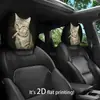 Funda para reposacabezas de coche con diseño de cachorro animal, funda de asiento a prueba de polvo, estilo lindo, almohada de coche, almohada para el cuello