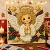 Pintura de diamante 5D transfronteriza Amazon nuevo producto temática navideña pintura de diamante de perlas 5D DIY pintado decorativo con incrustaciones de diamante hecho a mano para venta al por mayor de comercio exterior